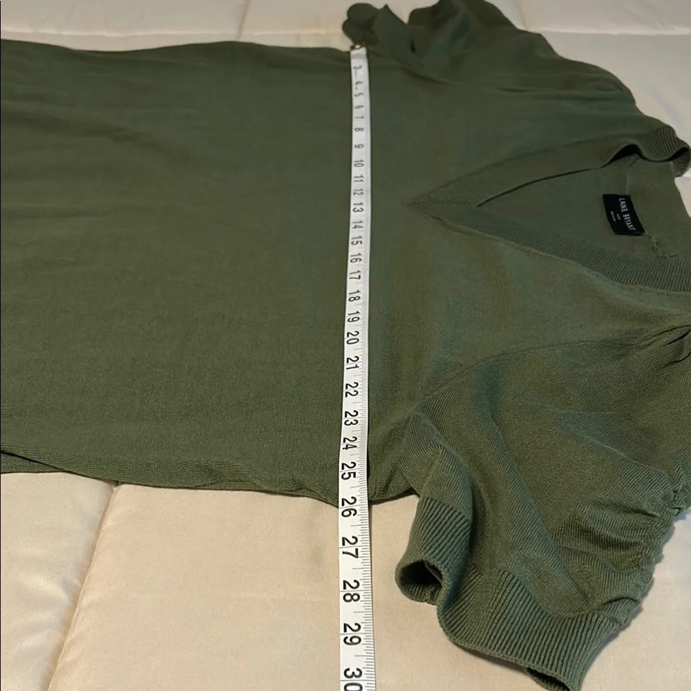 Lane Bryant Olive Knit Sweater - Picture 3 of 8